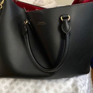 Ralph Lauren Vintage Leather Large Marcy Satchel